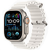Apple Watch Ultra 2 49mm Natural Titanium Case White Ocean Band, Для других стран AWU2-1